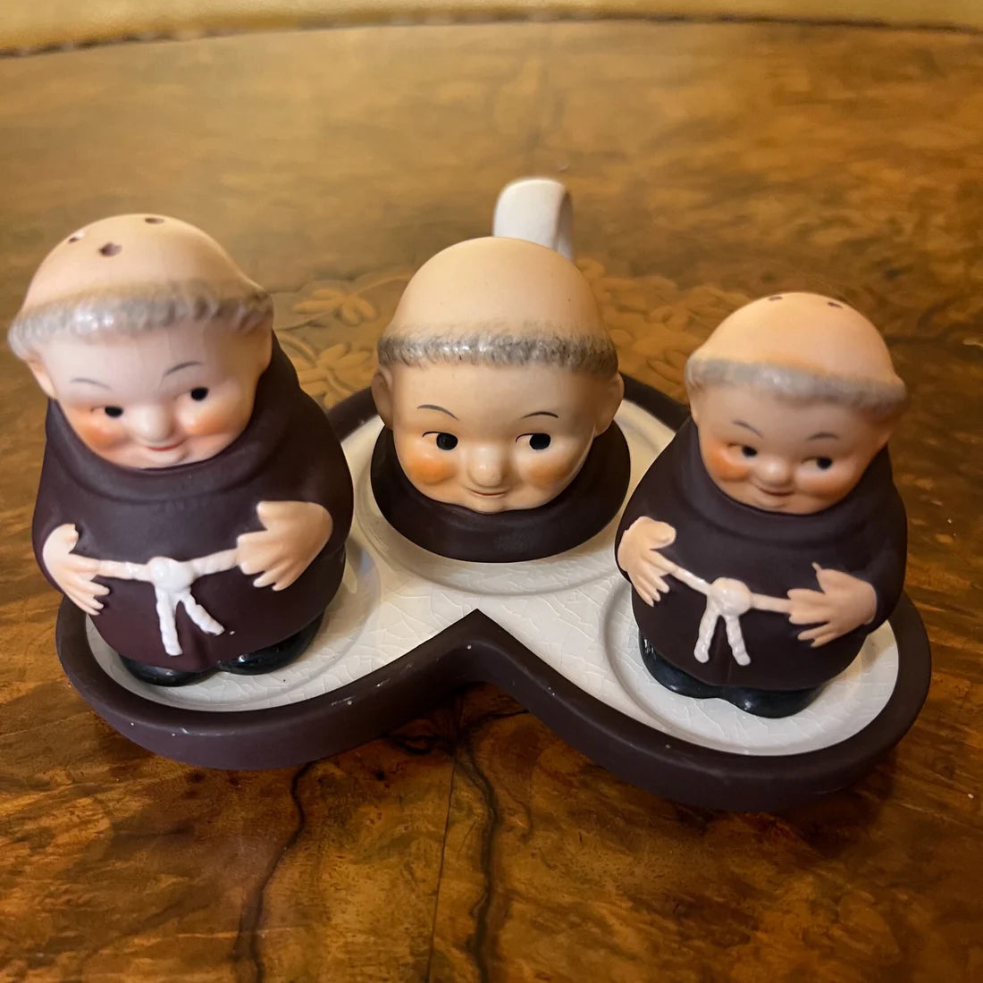 Vintage Goebel Friar Tuck Salt & Pepper