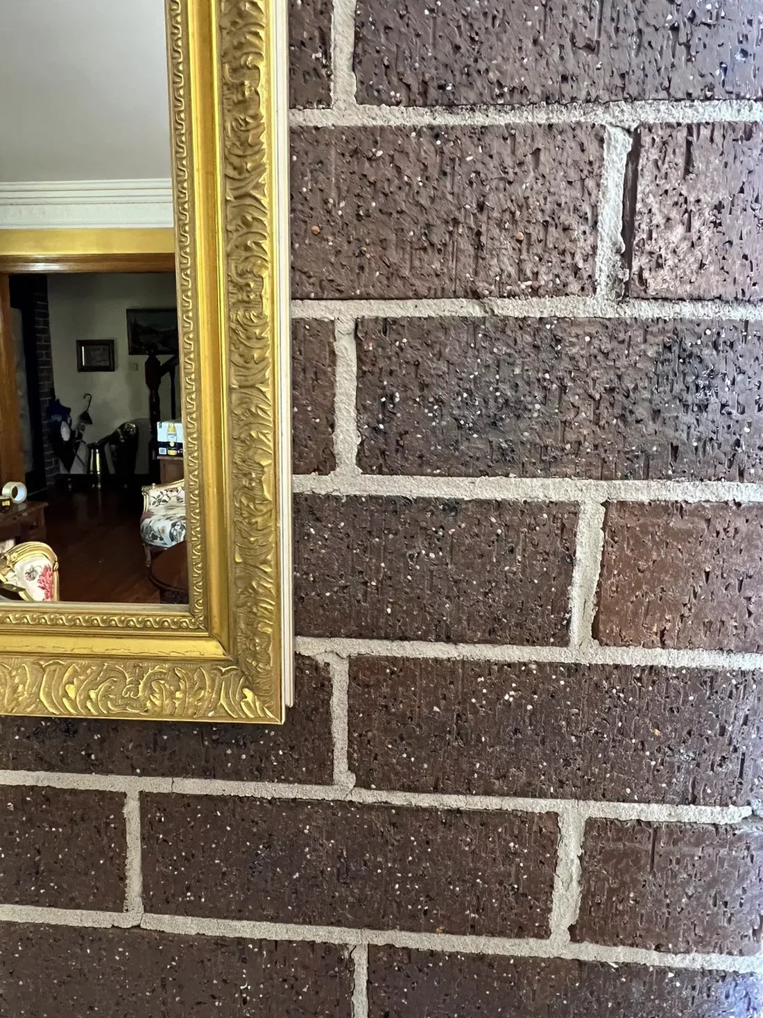 Vintage Gold Frame Mirror