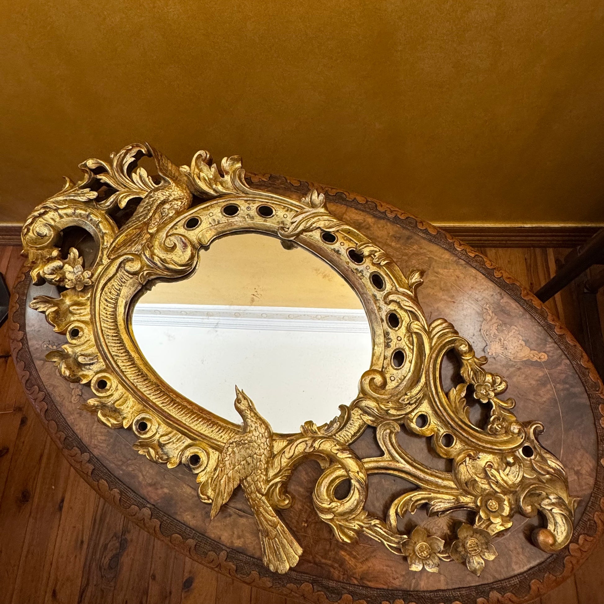 Gold Gilt Frame Mirror 