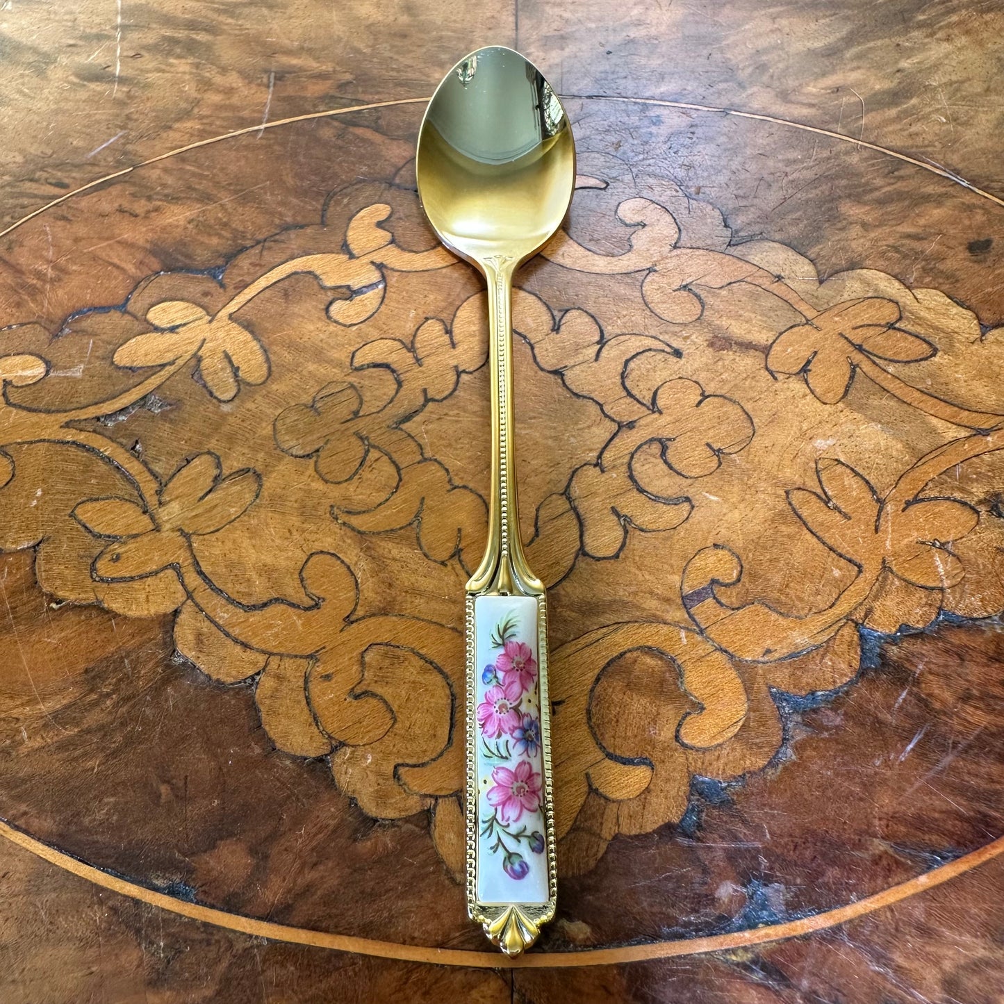 Gold Plate Stainless Steel Spoons 