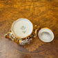 Golden Bareuther Bavaria Demitasse Coffee Sugar Bowl 