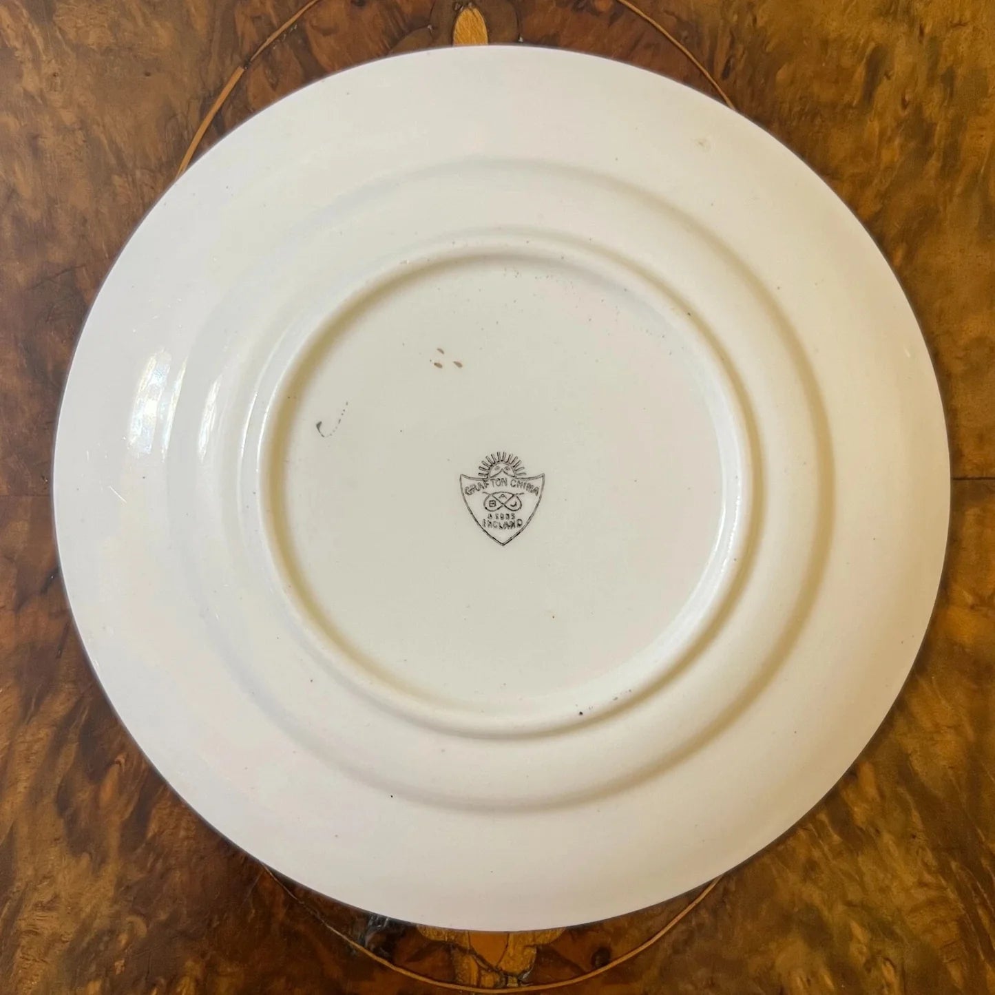 Grafton China Floral Bird Border Print Side Plate