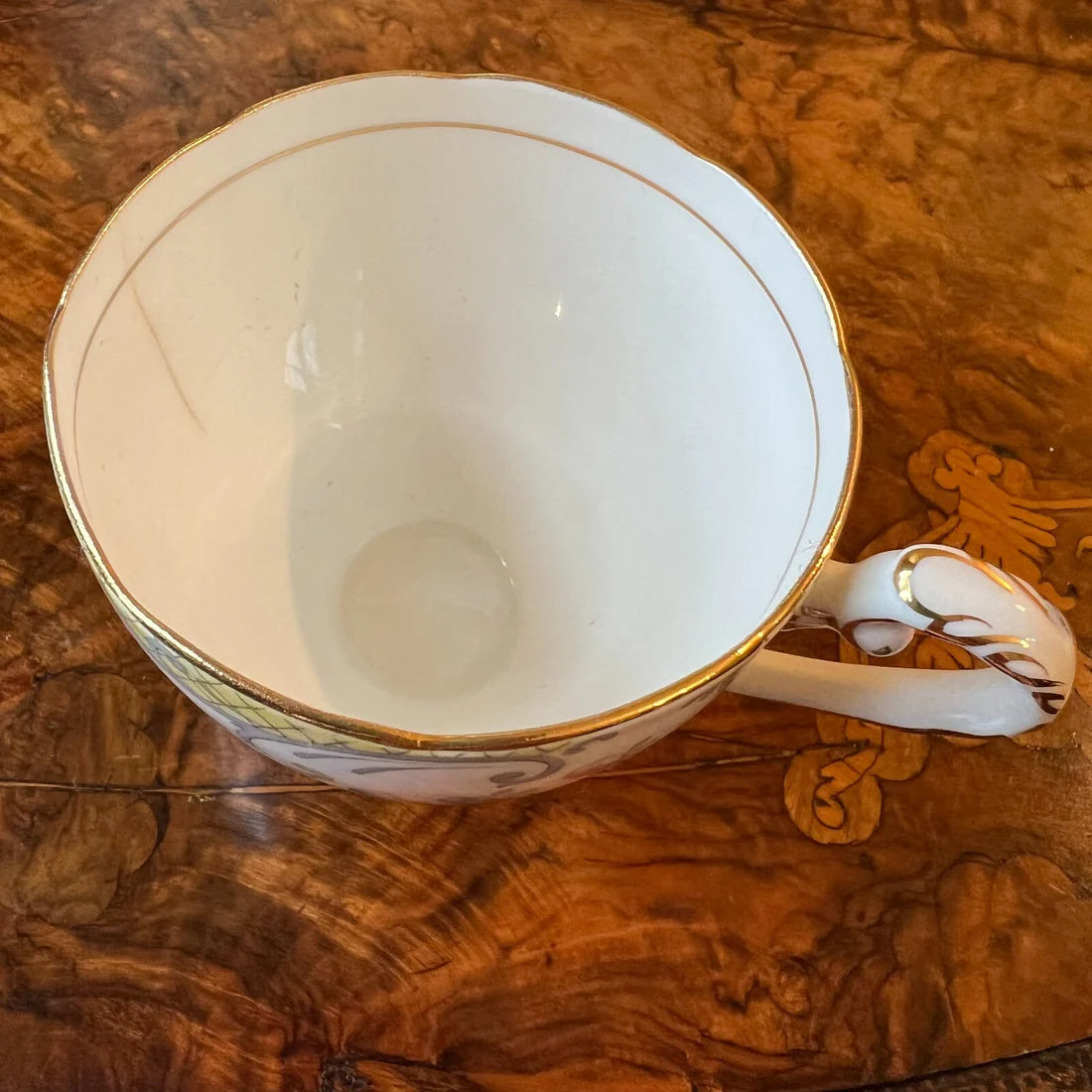 Vintage Grafton Floral Tea Cup Trio Set