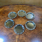 Grapes Vines Border Embossed Coasters Set Of Six 