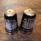 Vintage Greece 24k Gold Salt & Pepper Shaker