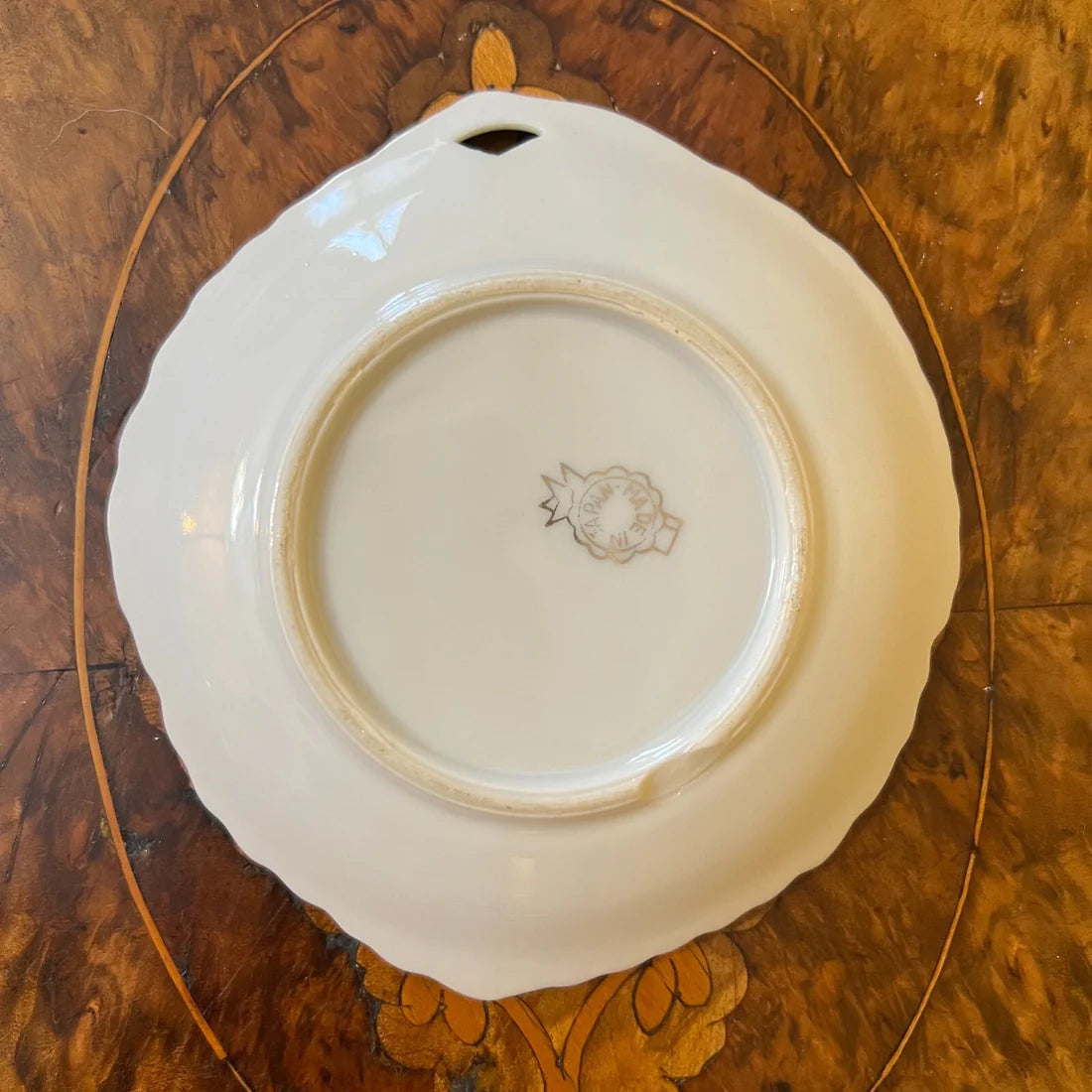 Vintage Green Leaf Shape Dish