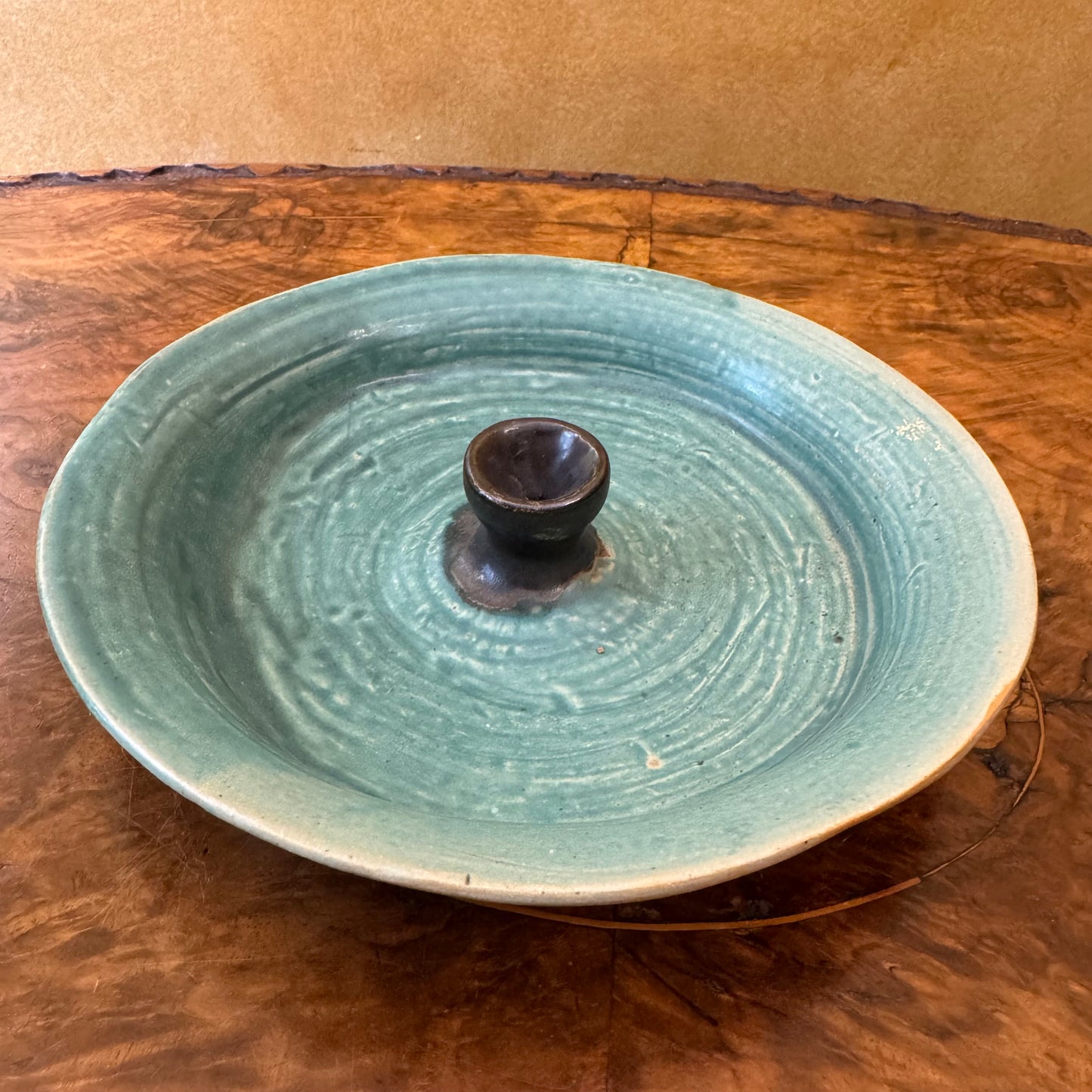 Green Pottery Candle 