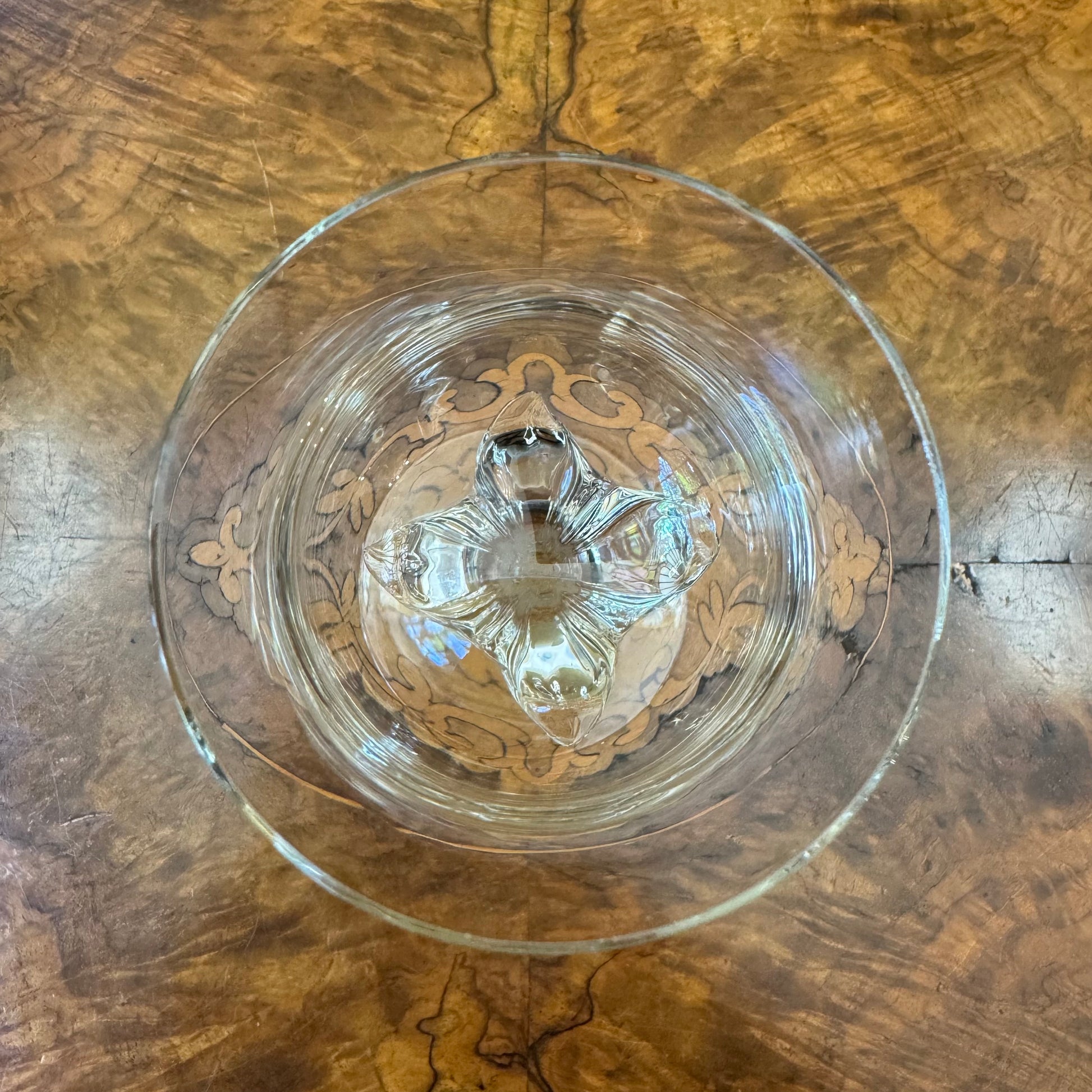 Hand Blown Twisted Stem Wine 