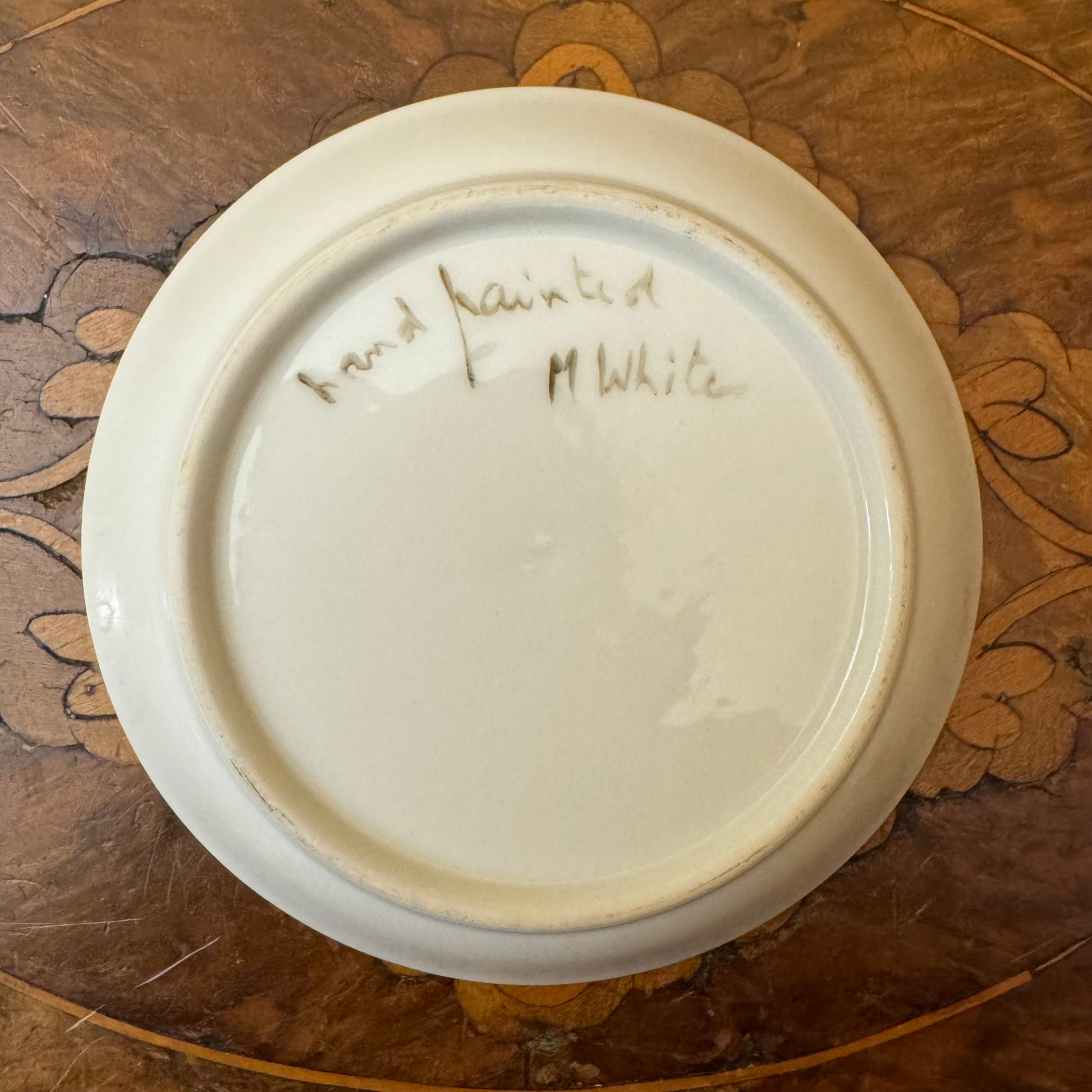 Hand Painted Floral Dish 