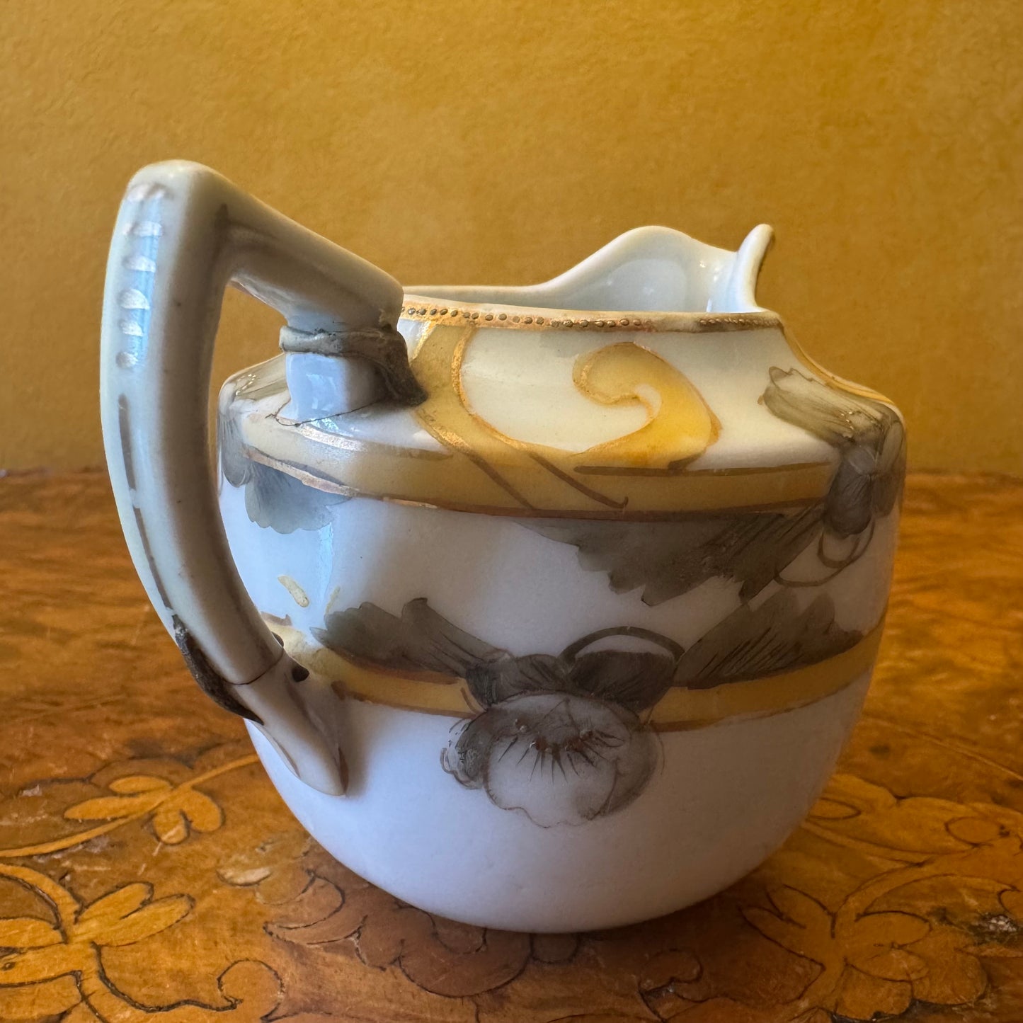 Hand Painted Nippon Milk Jug Creamer 