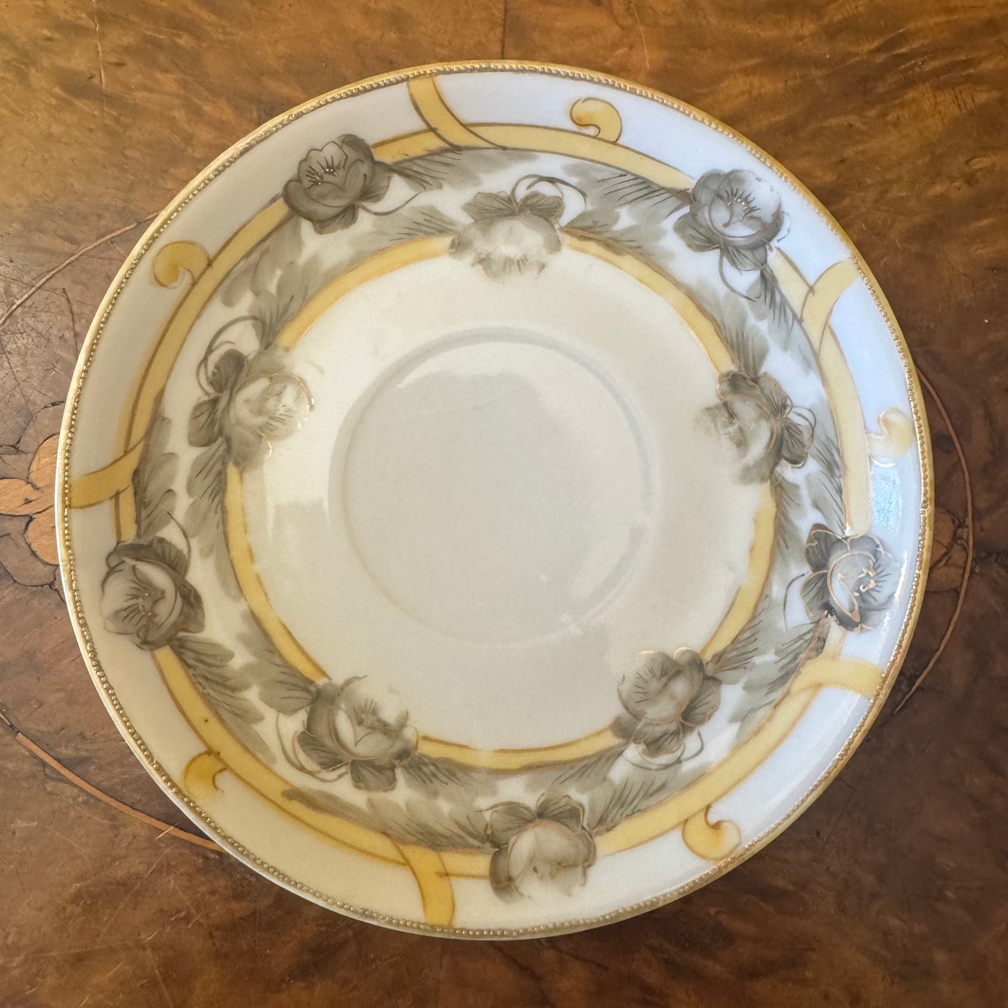 Hand Painted Nippon Saucer