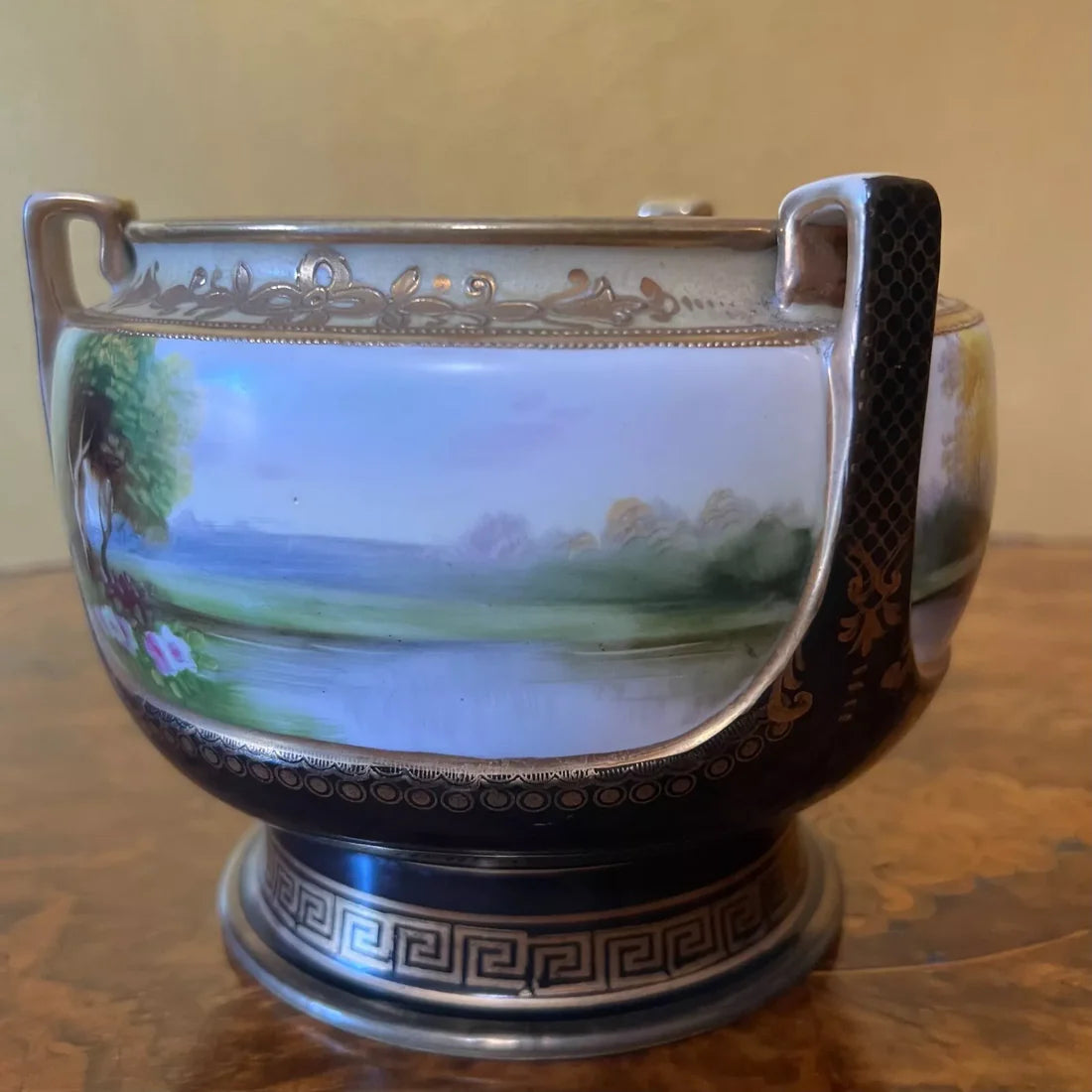 Vintage Hand Painted Vase/Urn