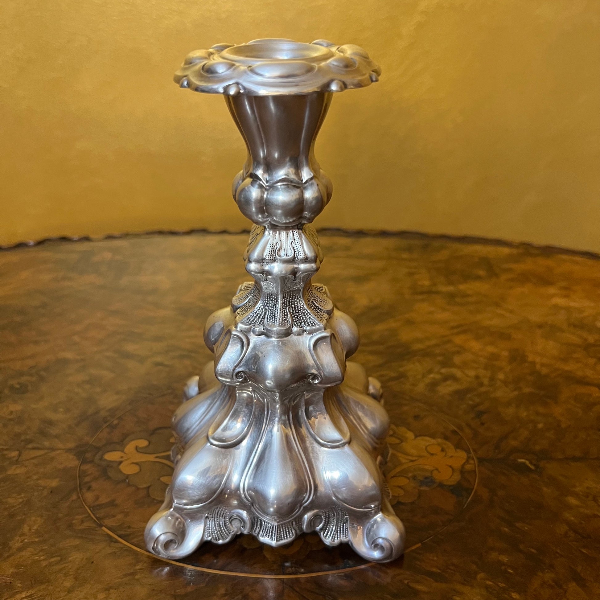 Hans Jensen & Co Silver Candlestick Vintage