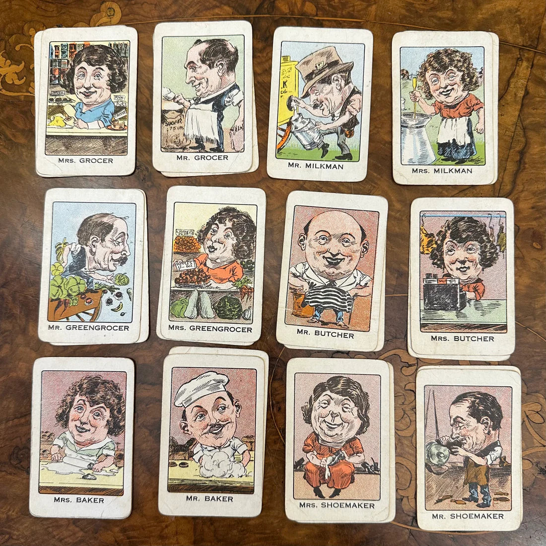 Vintage Happy Families 53 Cards Deck