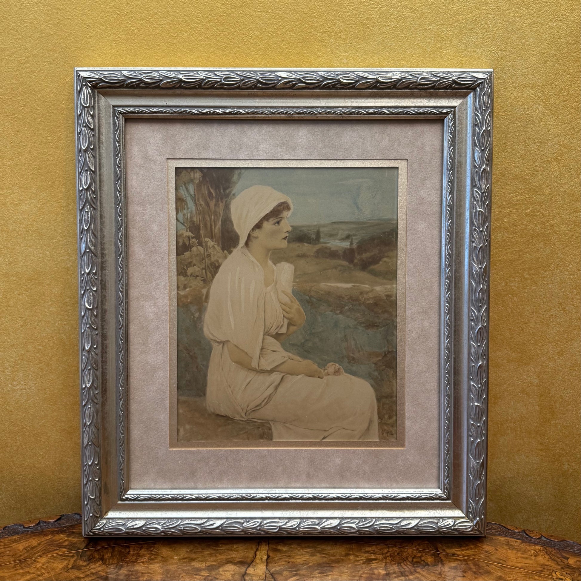 Hypatia Fine Art Print by Alfred Seifert Woman Portrait Wall Decor