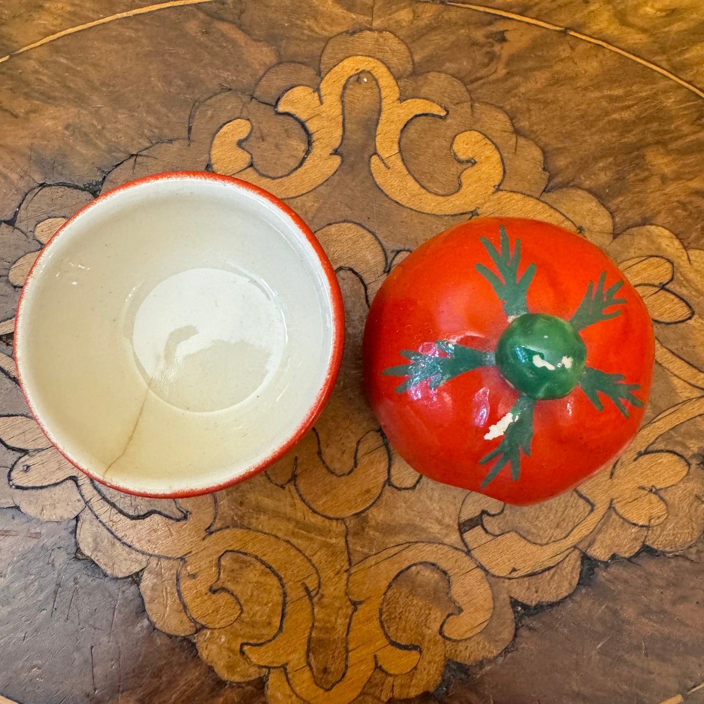 Vintage Carlton Ware Tomato Cruet Condiment Set