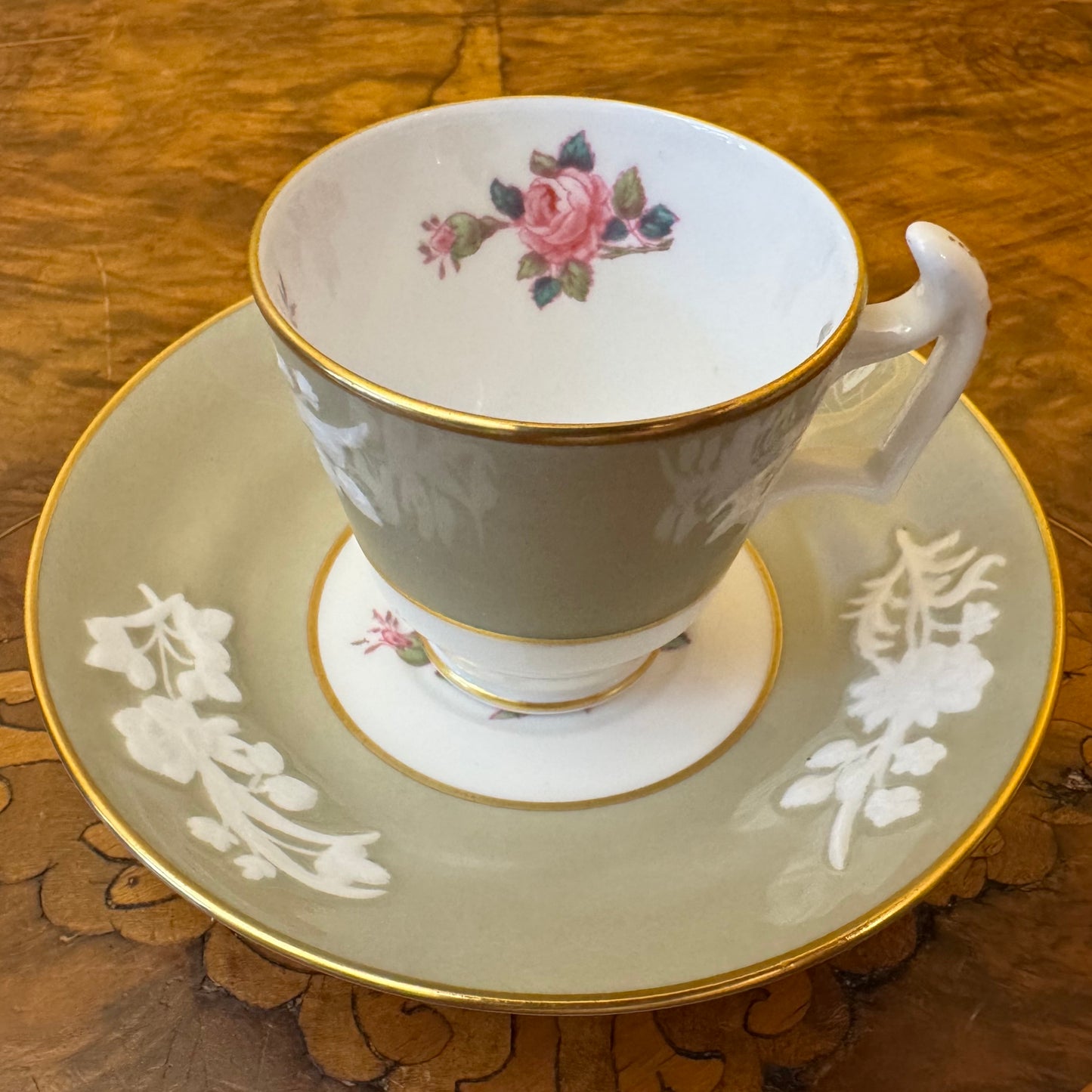 Vintage Spode Copeland Old Colony Demitasse 12 Piece Coffee Set