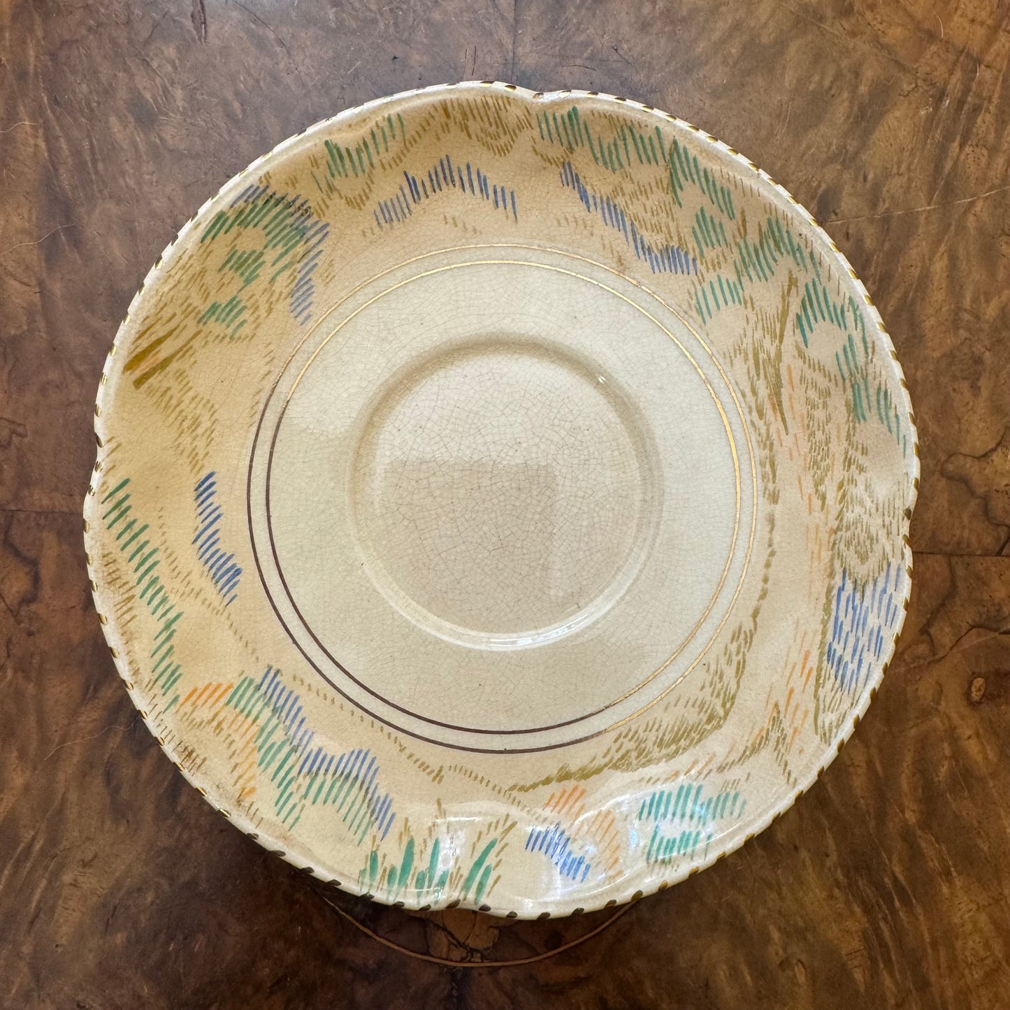 Vintage Burleigh Ware Tudor Larger Saucer