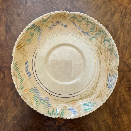 Vintage Burleigh Ware Tudor Larger Saucer