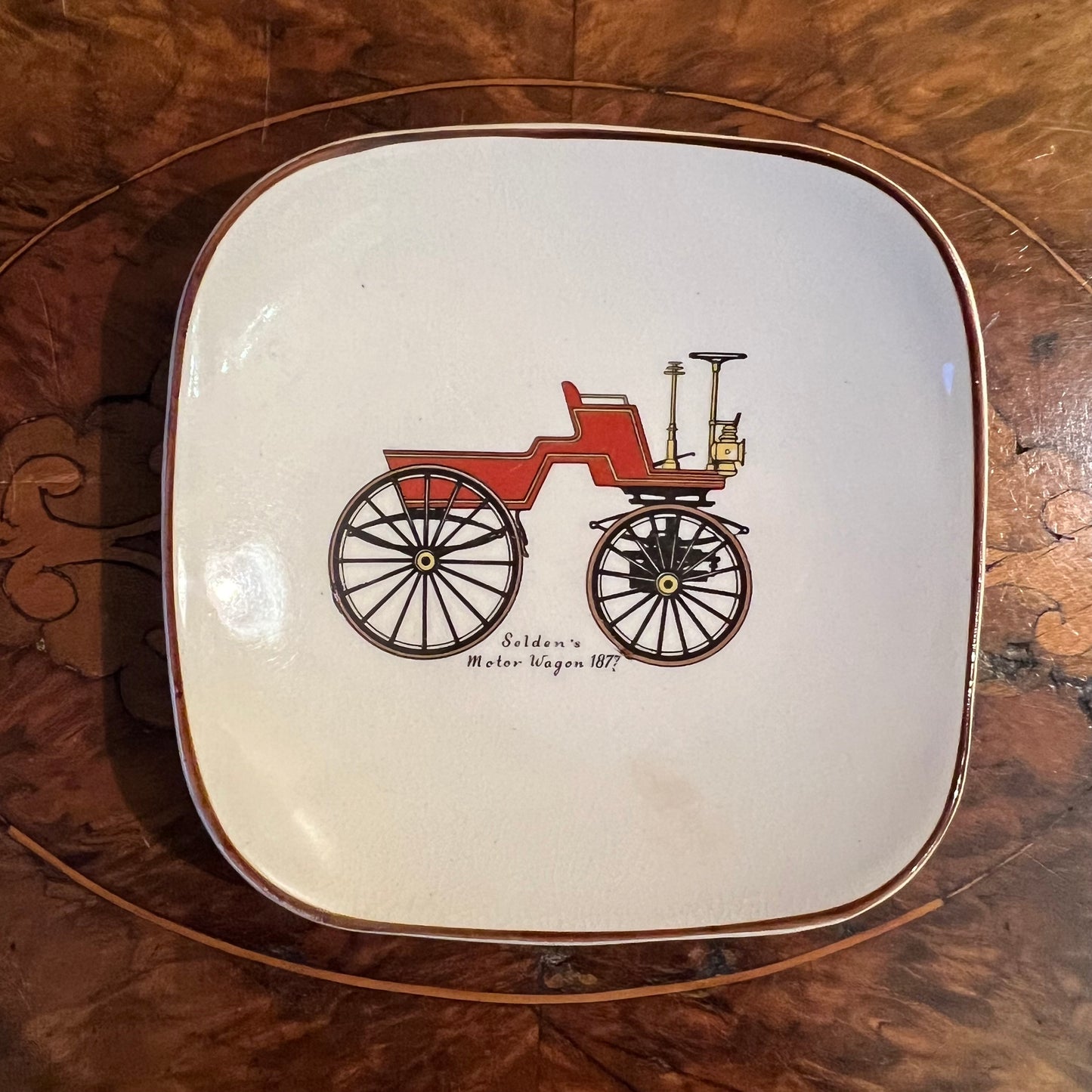 Sandland Ware Seldon's Motor Wagon 1877 Small Dish