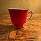 Vintage R & K Czechoslovakia Red Coffee Cup