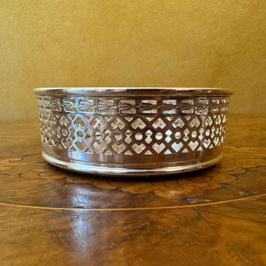 Vintage Strachan Floral Detail Wine Coster