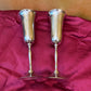 Vintage Silver Plated Champagne Flutes Pair