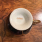 Vintage Nathco Japanese Coloured Coffee Cup & Saucer Set