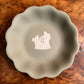 Vintage Wedgwood Sage Jasperware Small Dish