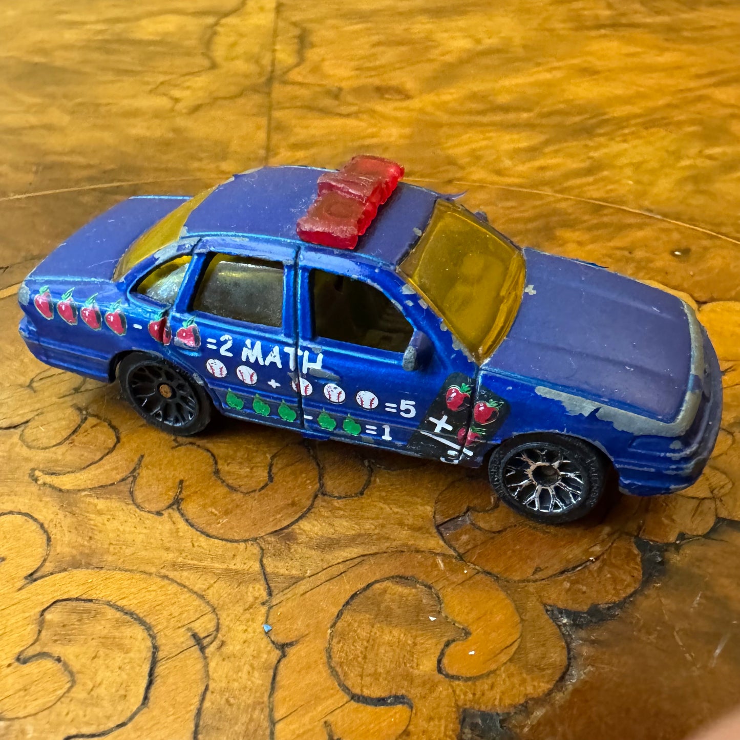 Matchbox 1996 Mattel Ford Crown Victoria Diecast Math Police Car