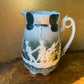 Antique Green Lustureware Jug