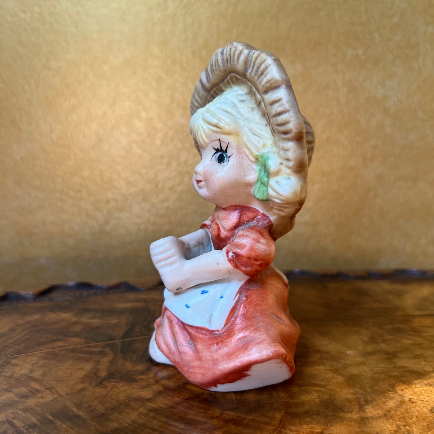 Vintage Lego Ceramic Girl Figurine