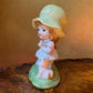 Vintage Duncan Royale Little Girl With Cat Figurine