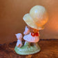 Vintage Duncan Royale Little Girl With Cat Figurine