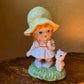 Vintage Duncan Royale Little Girl With Cat Figurine