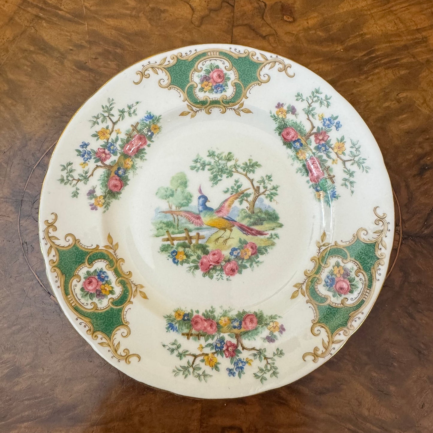 Antique Foley Broadway Bird Of Paradise Side Plate
