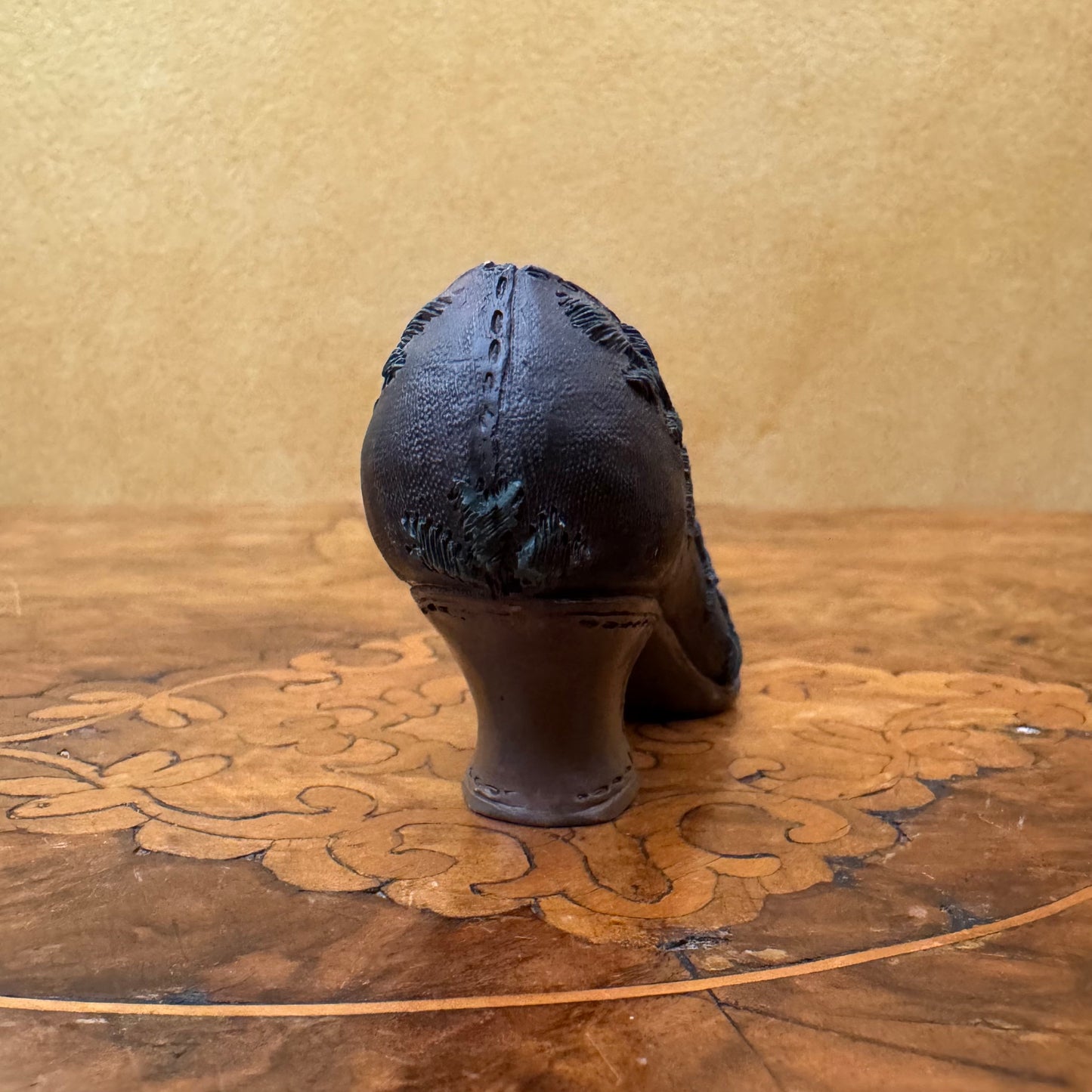 Vintage Ceramic Miniature Shoe Ornament