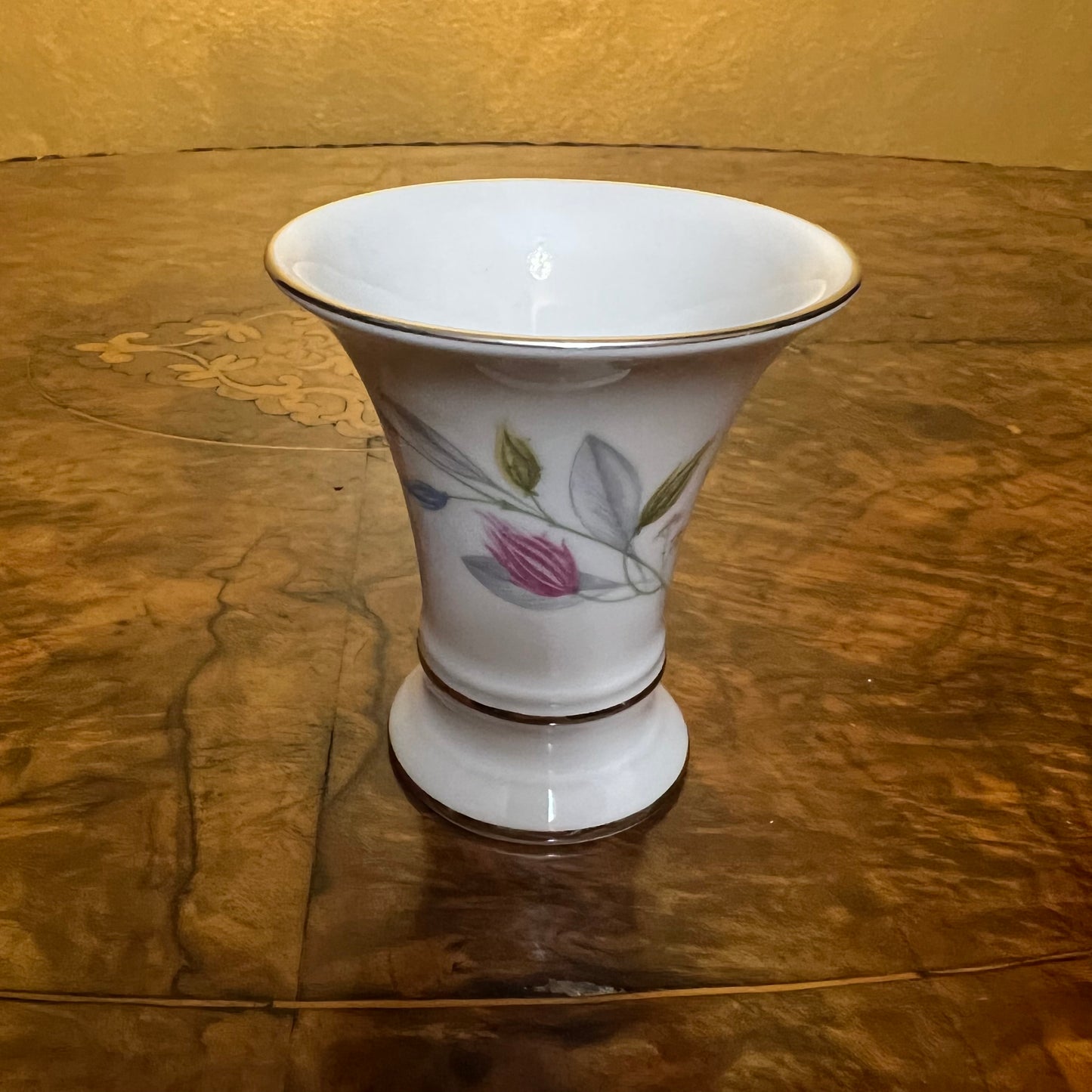 Furstenberg Floral Print Small Vase