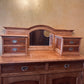 Antique French Elm Mirror Sideboard