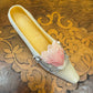 Vintage Ceramic Miniature Shoe Ornament