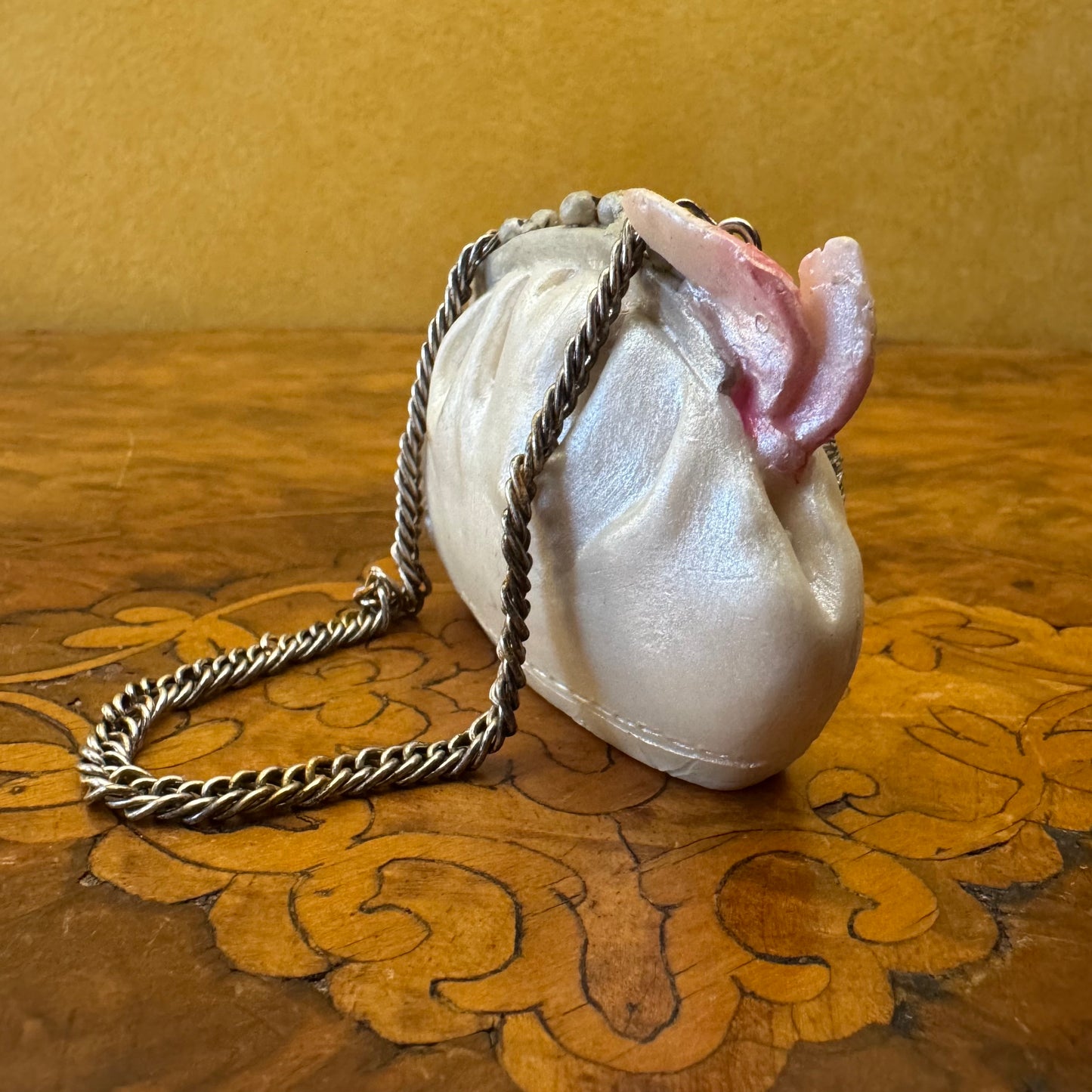 Vintage Ceramic Miniature Bag Ornament