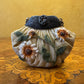 Vintage Ceramic Miniature Floral Purse Ornament