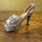 Vintage Ceramic Miniature Shoe Ornament