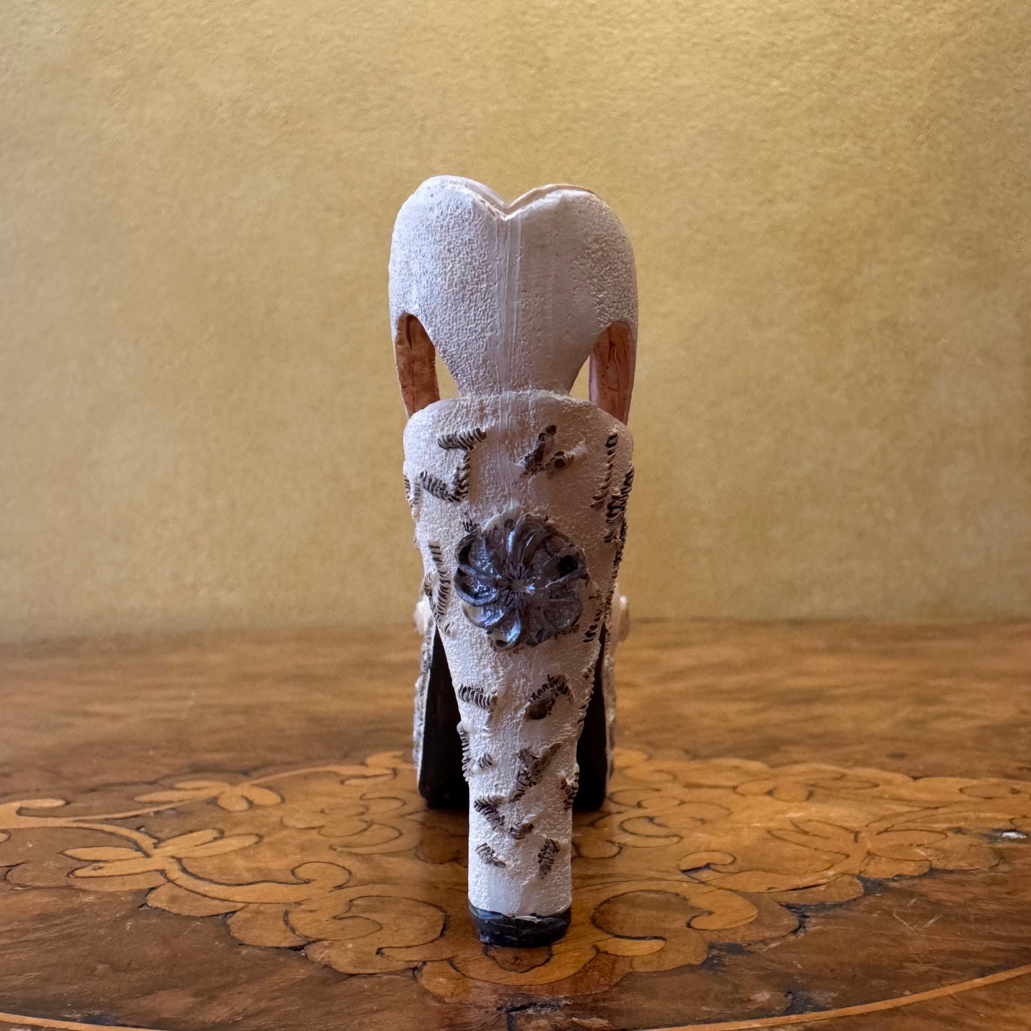Vintage Ceramic Miniature Shoe Ornament