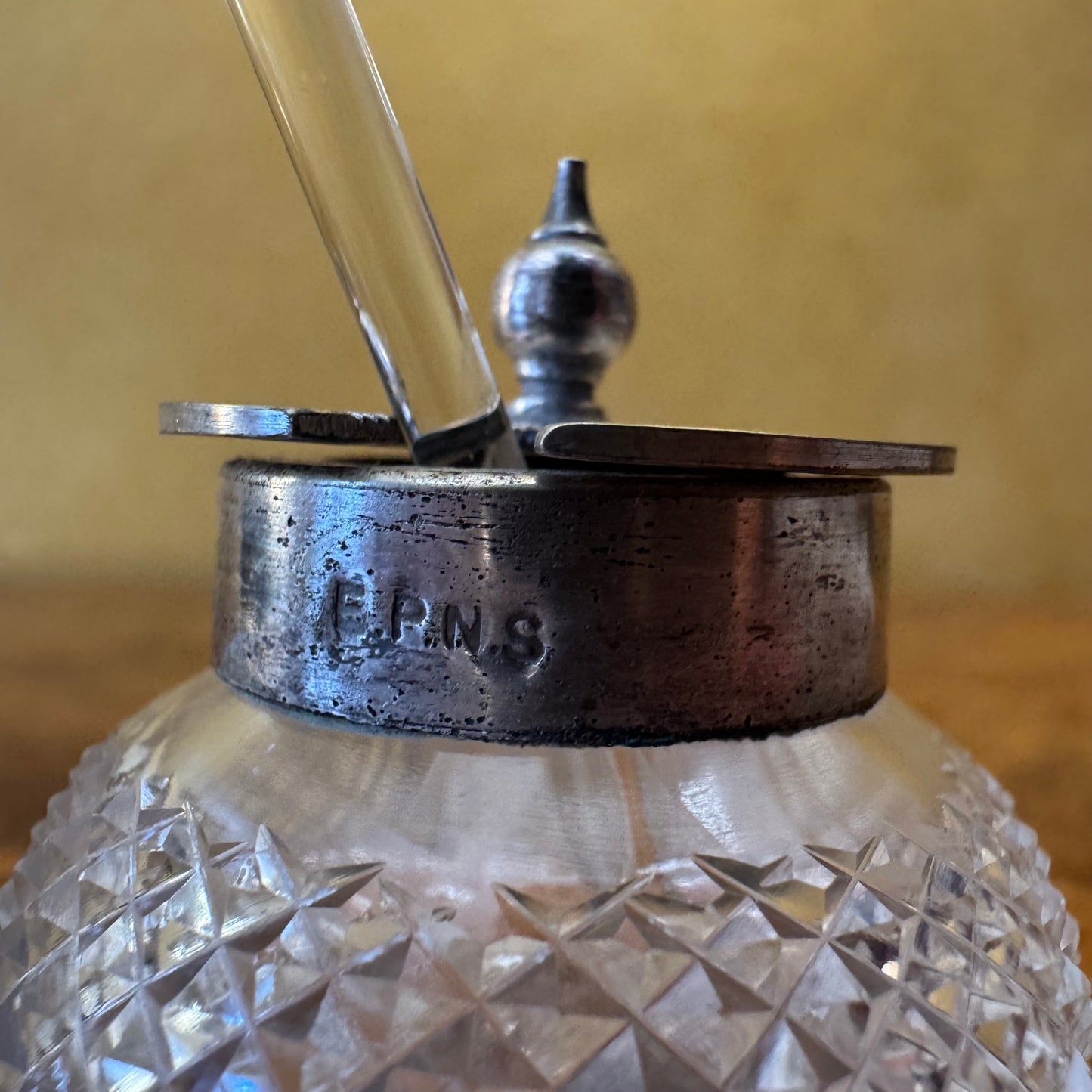 Vintage Glass Cruet Set