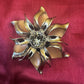 Vintage Costume Flower Brooch