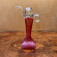 Antique Flower Petal Top Art Glass Vase