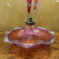 Antique 19th Century Victorian Cranberry Glass Epergne