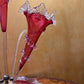 Antique 19th Century Victorian Cranberry Glass Epergne