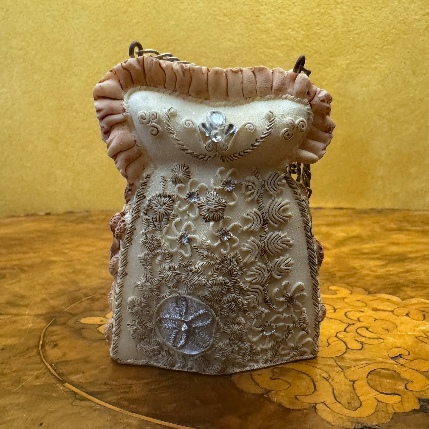 Vintage Ceramic Miniature Bag Ornament